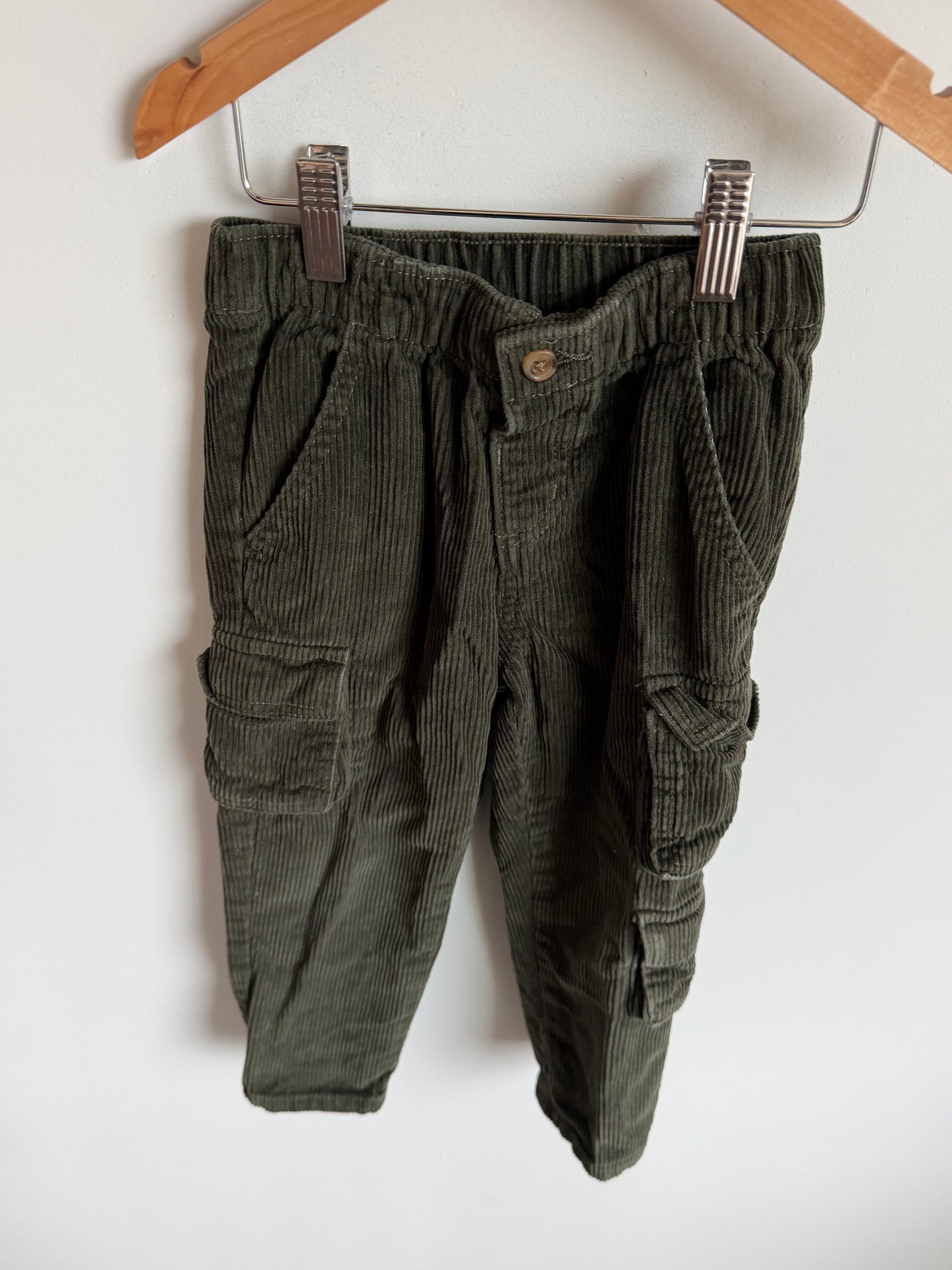 Olive Corduroy Pants / 4T