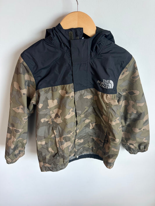 The North Face Camo Jacket / 6 years (xs)