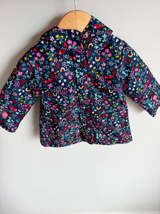 Floral Butterfly Rainbow Jacket / 12m