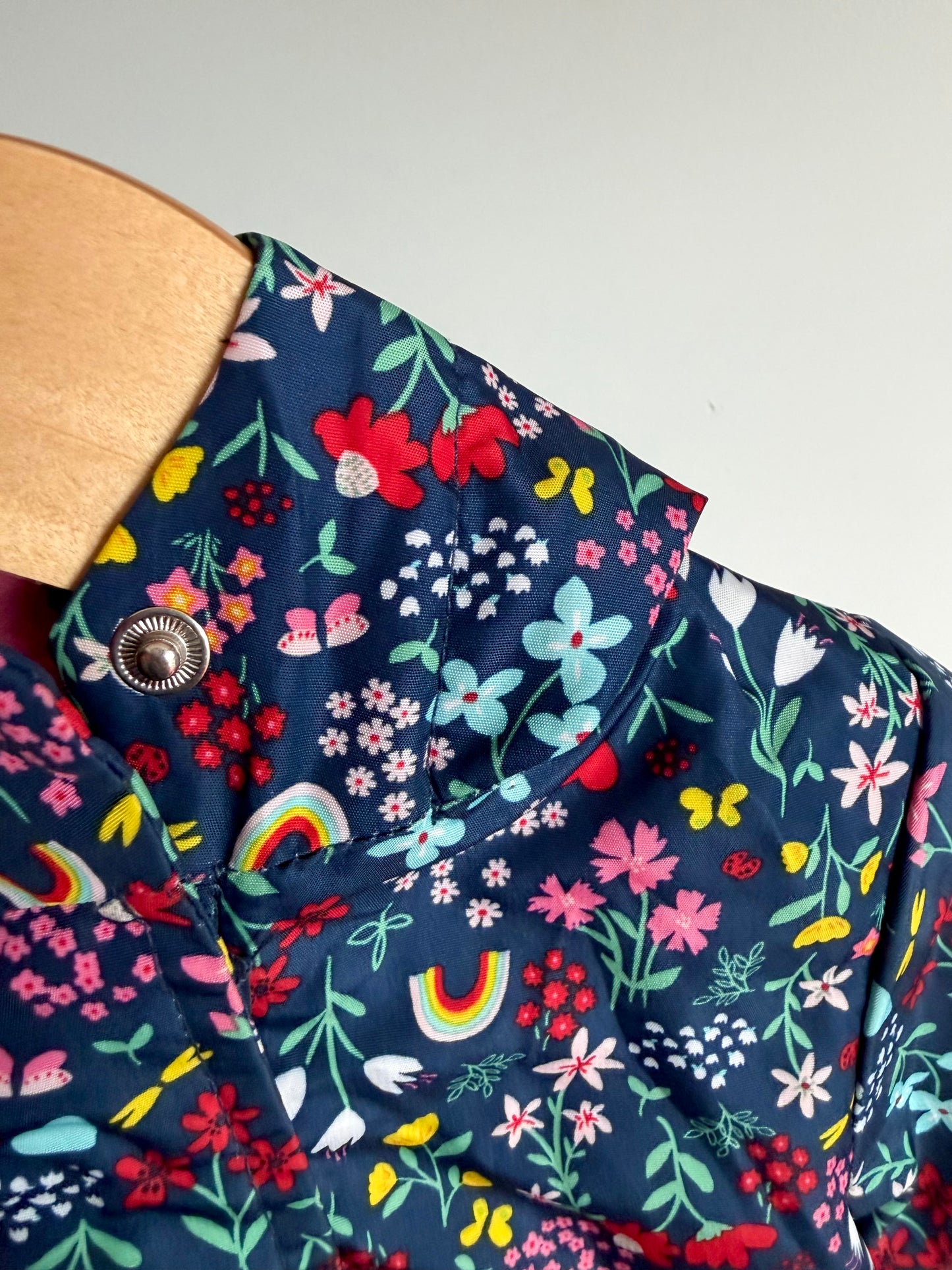 Floral Butterfly Rainbow Jacket / 12m