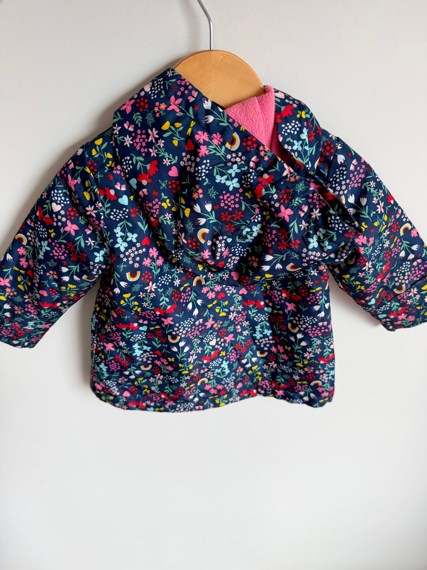 Floral Butterfly Rainbow Jacket / 12m