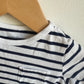 Navy Stripe Knotted Long Sleeve / 12m