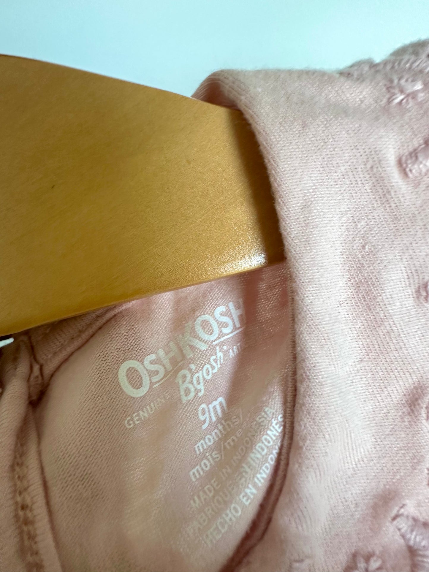 Blush Collared Bodysuit / 9m