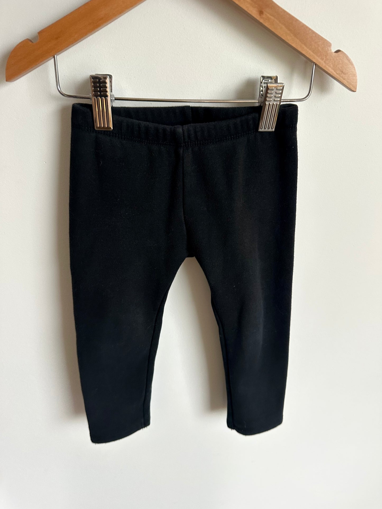 Black Fleece Leggings / 3T