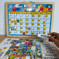 Magnetic Interactive Calendar (No Shipping)