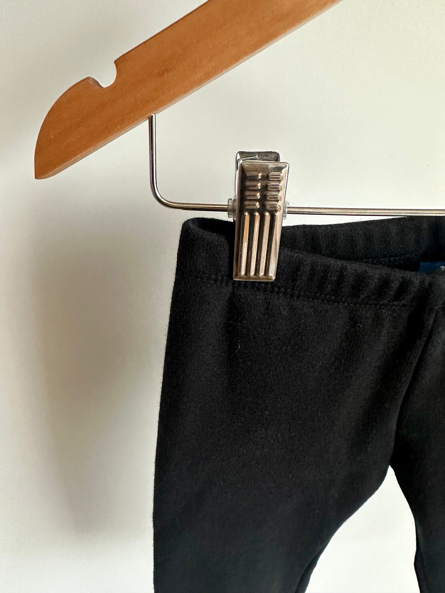 Black Fleece Leggings / 3T