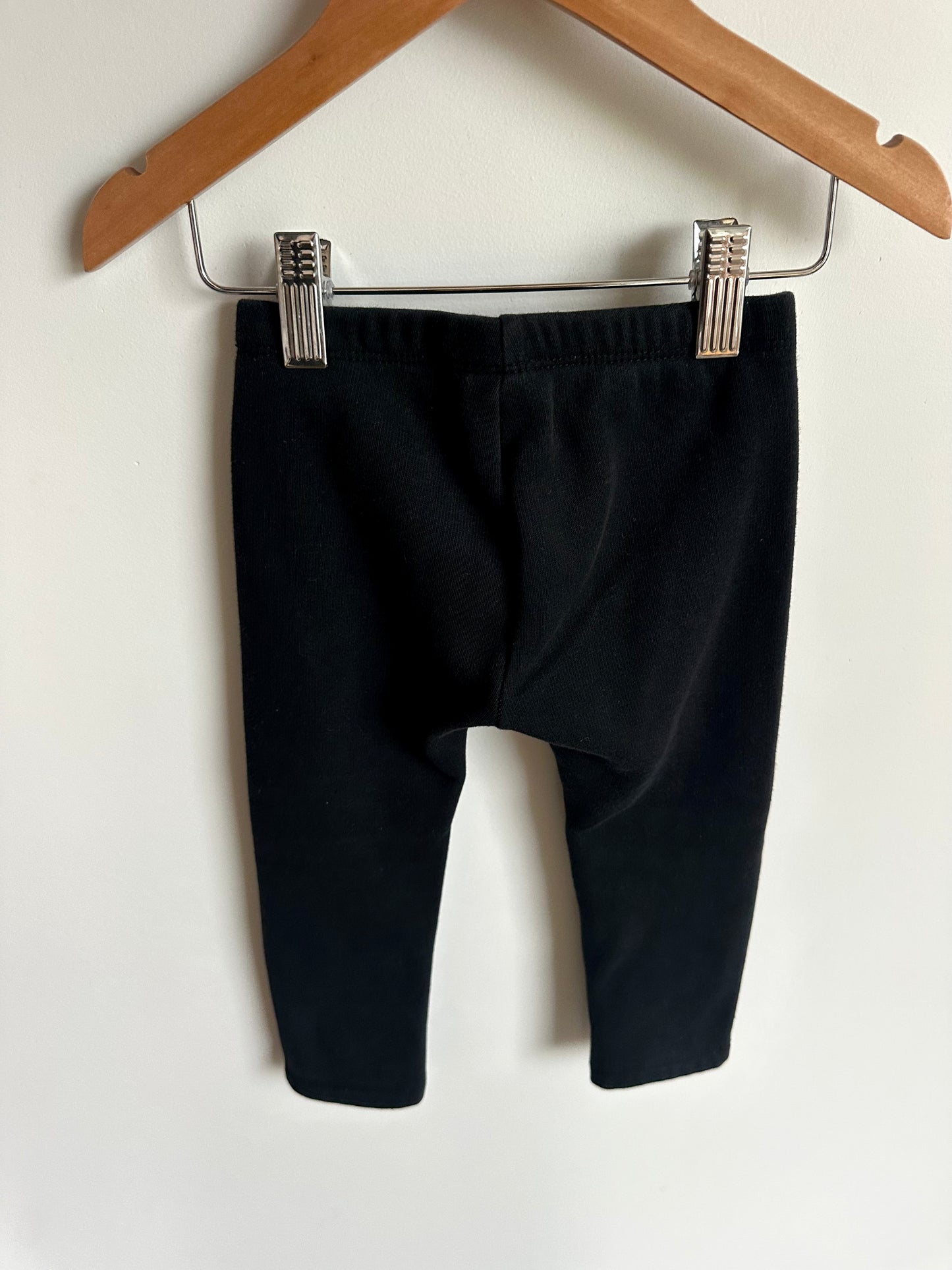 Black Fleece Leggings / 3T