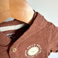 Hello Sun Brown Romper / 9m