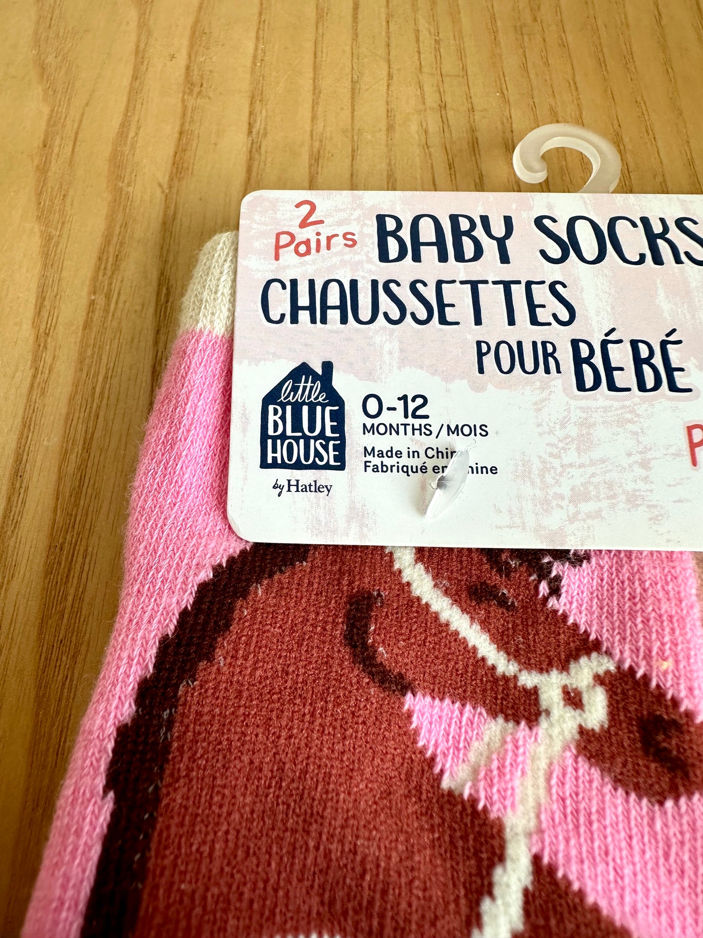 Pink Socks (With Tags) / 0-12m