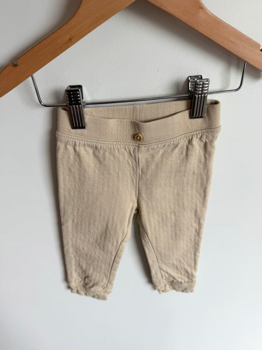 Beige Certified Organic Pants / 9m