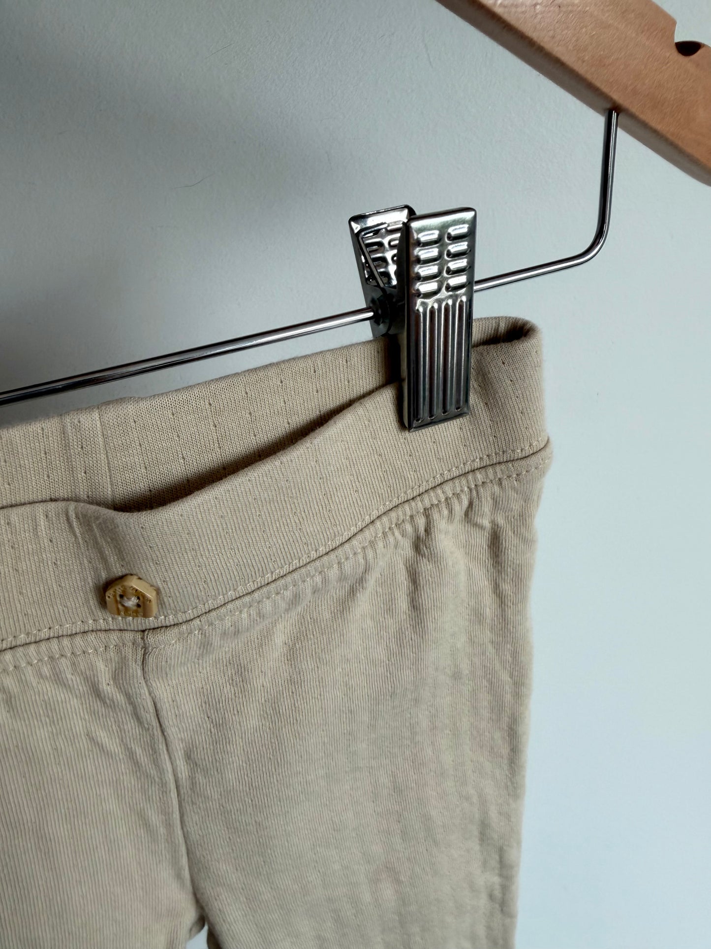 Beige Certified Organic Pants / 9m