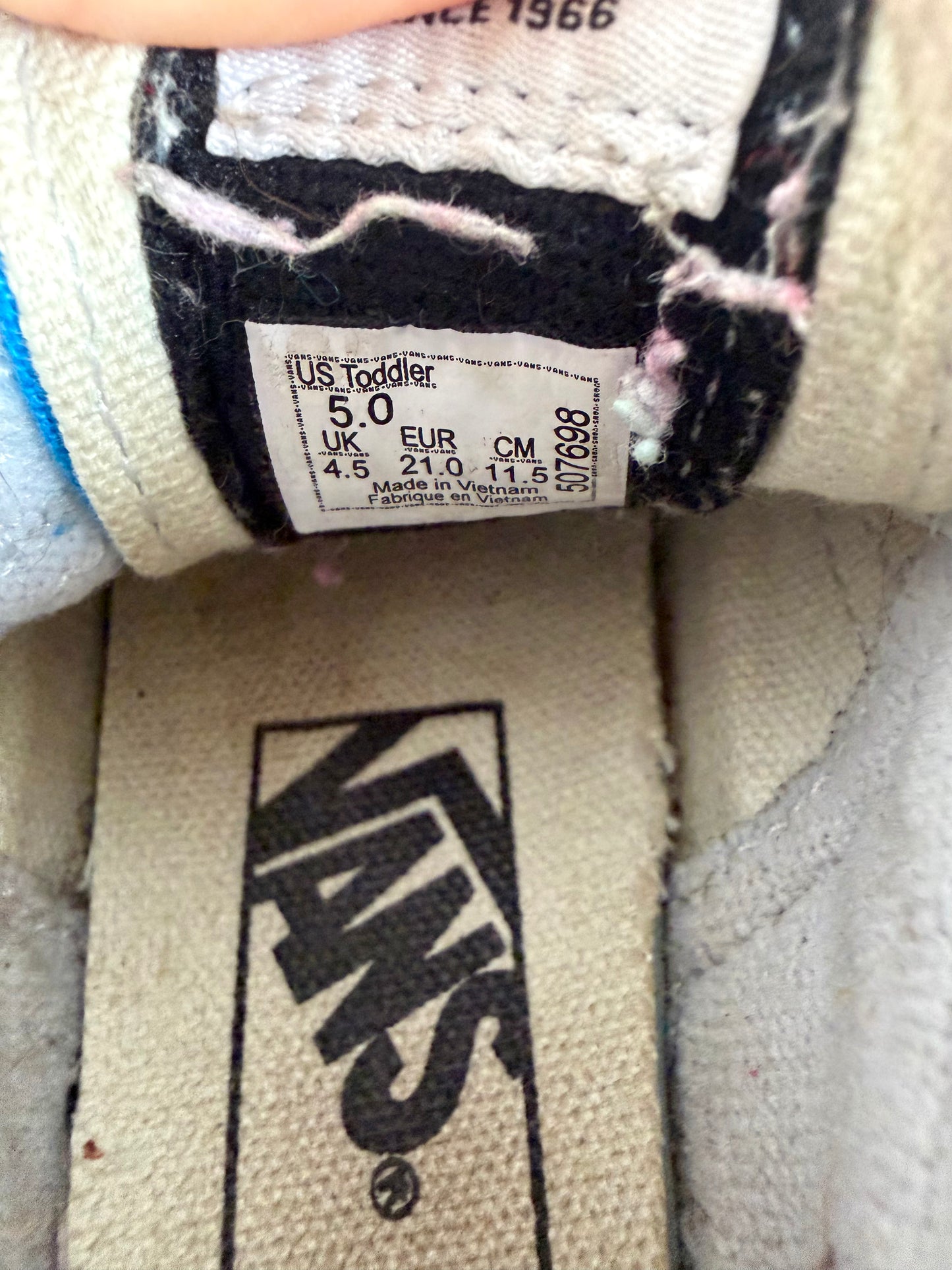 Vans Blue Sneakers (PLAY) / Size 5 Toddler