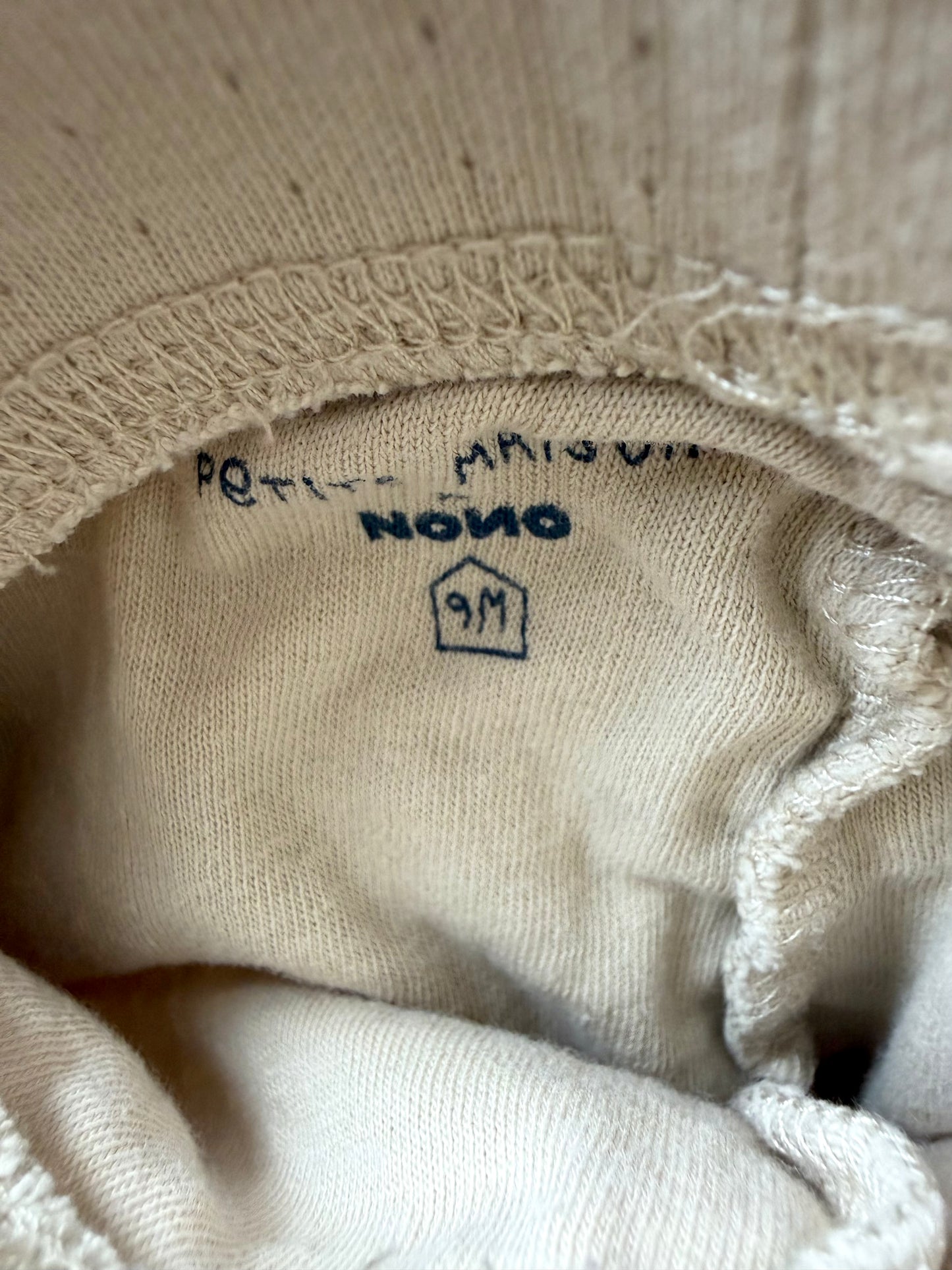 Beige Certified Organic Pants / 9m