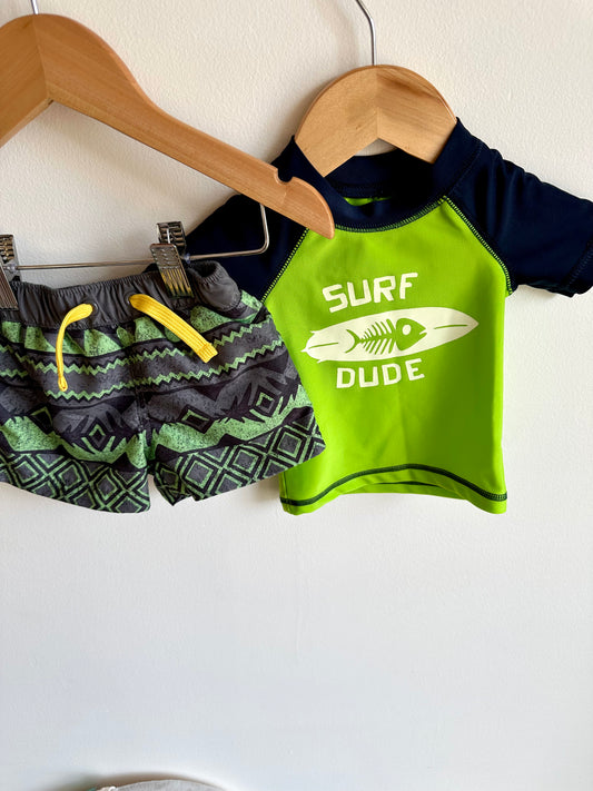 Surf Dude Swim Top / 3-6m