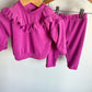 Fuchsia Sweater + Pants Set / 6-12m