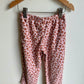 Pink Animal Print Fleece Pants / 4T