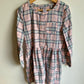 Pink Plaid Long Sleeve Dress / 7 years