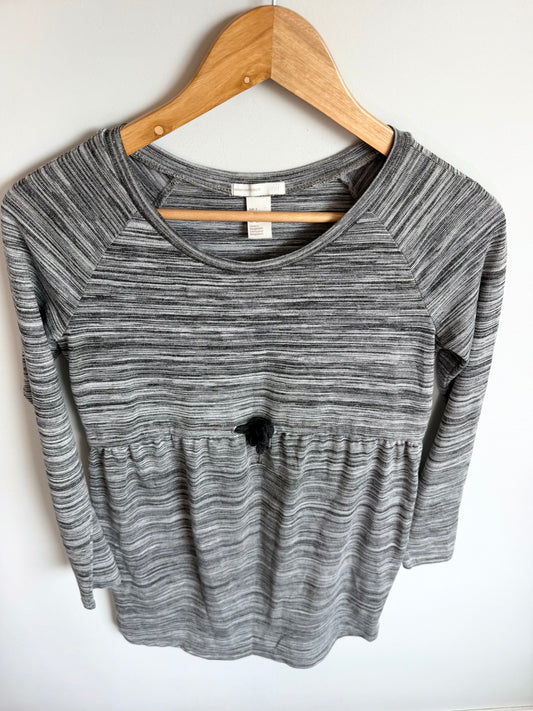 H&M Striped Long Sleeve Maternity Dress / Small