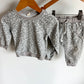 Grey Floral Sweater + Pants Set / 6-12m?