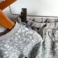 Grey Floral Sweater + Pants Set / 6-12m?