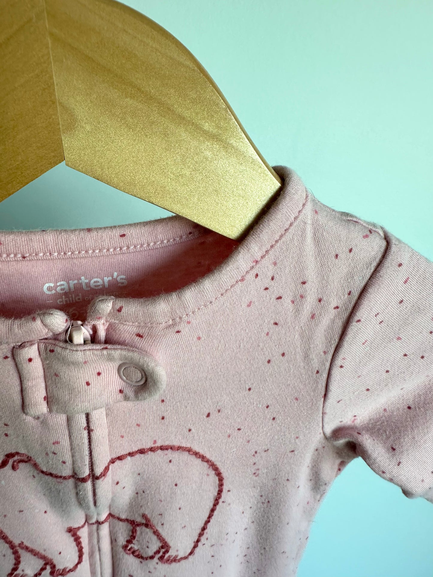 Pink Bear Sleeper / 6-9m
