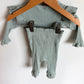 Dusty Blue Bodysuit + Pants Set / 3-6m