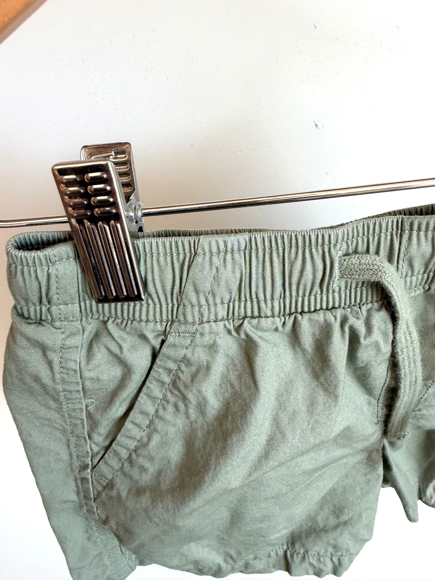 H&M Sage Shorts / 18m-2T