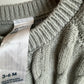 Grey Knit Jumpsuit / 3-6m