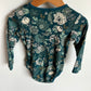 H&M Green Floral Bodysuit / 2-3T