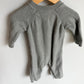 Grey Knit Jumpsuit / 3-6m