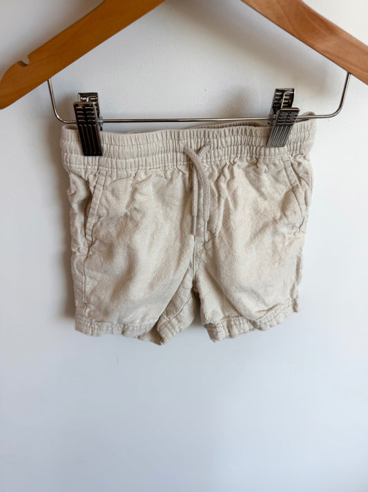 Oat Drawstring Shorts / 2T