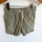 Sage Shorts with White Drawstring / 2T