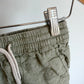 Sage Shorts with White Drawstring / 2T