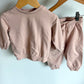 H&M Blush Sweater + Pants Set / 12-18m