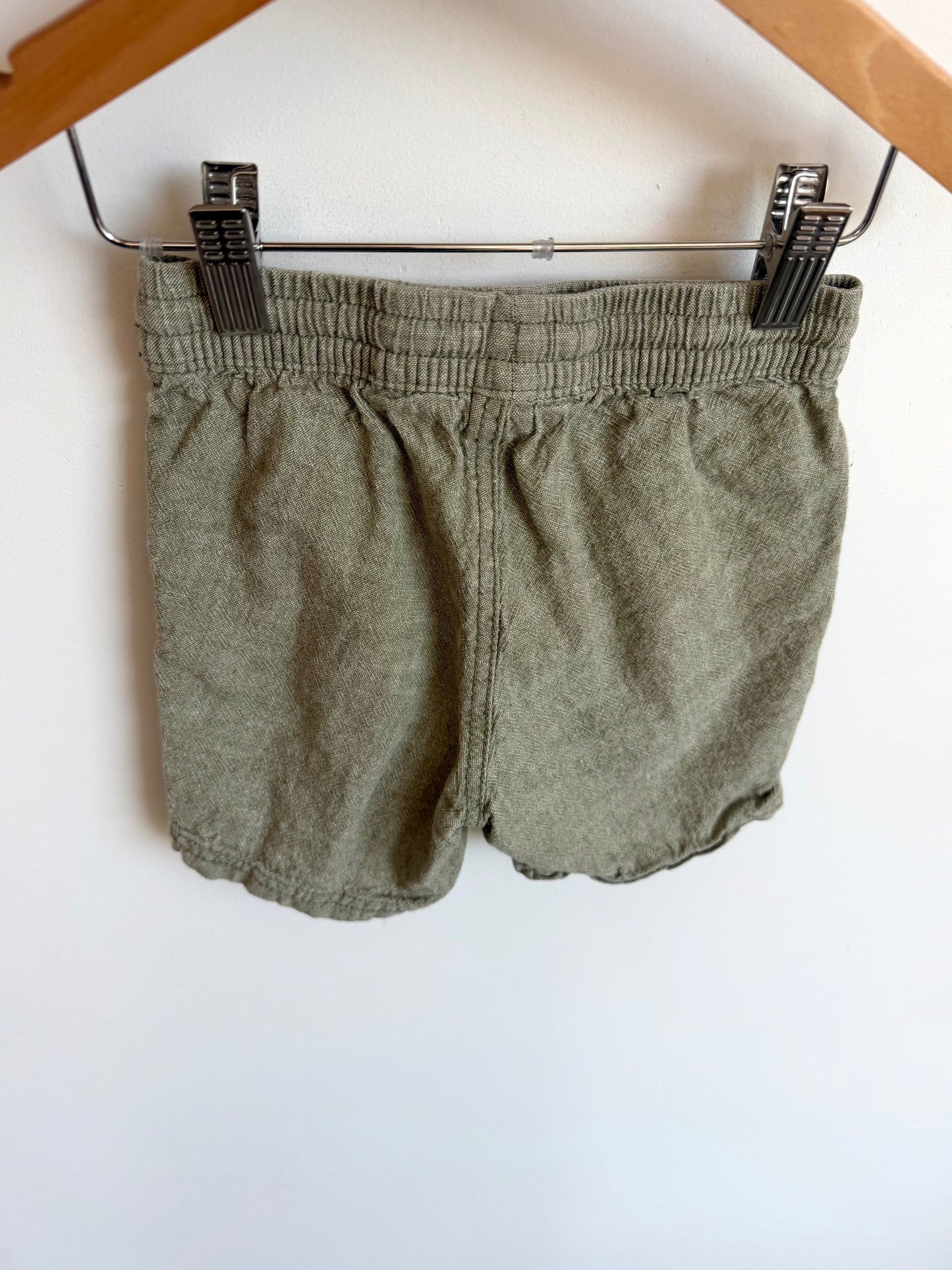 Sage Shorts with White Drawstring / 2T