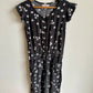 Black Daisy Jumpsuit / 7-8 years (m)