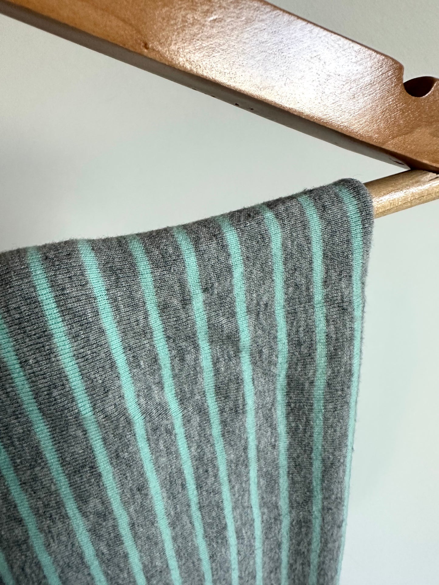 Grey with Blue Stripeds Receiving Blanket (No Shipping)