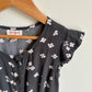 Black Daisy Jumpsuit / 7-8 years (m)