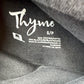 Thyme Maternity Black Capris Leggings / Small