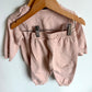 H&M Blush Sweater + Pants Set / 12-18m