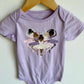 Purple Ballerina Bodysuit / 12-18m