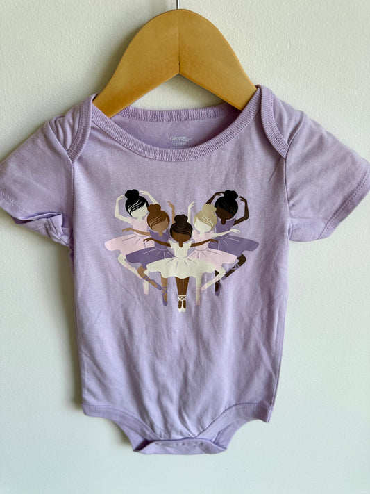 Purple Ballerina Bodysuit / 12-18m