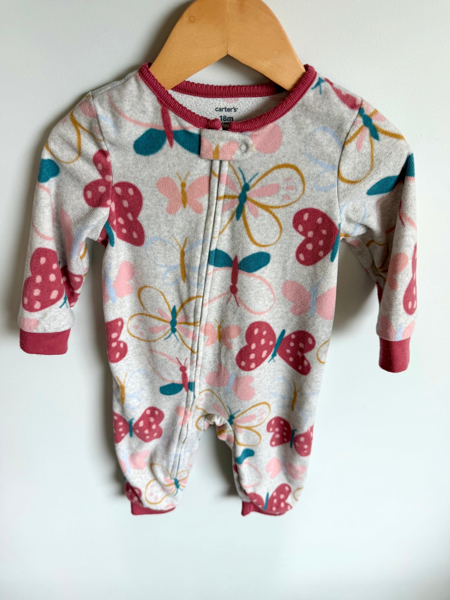 Butterfly Footless Sleeper / 18m