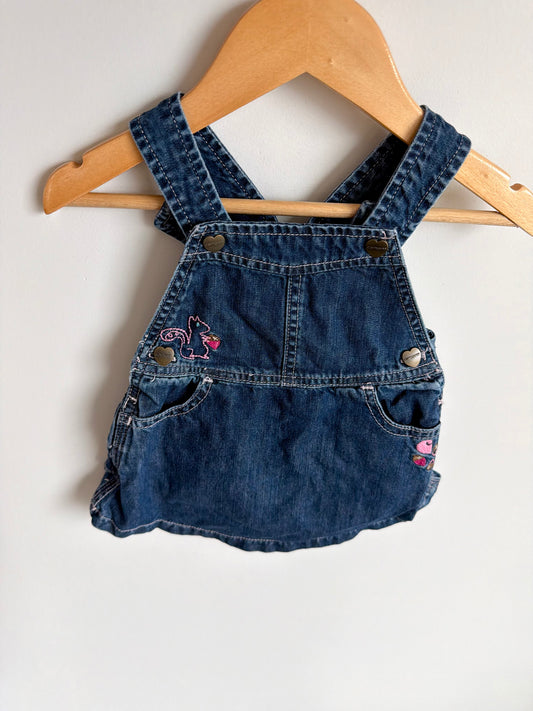 Carhartt Denim Squirrel Overall Dress  / 6m