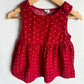 Gap Red Dotted Cord Dress / 18-24m