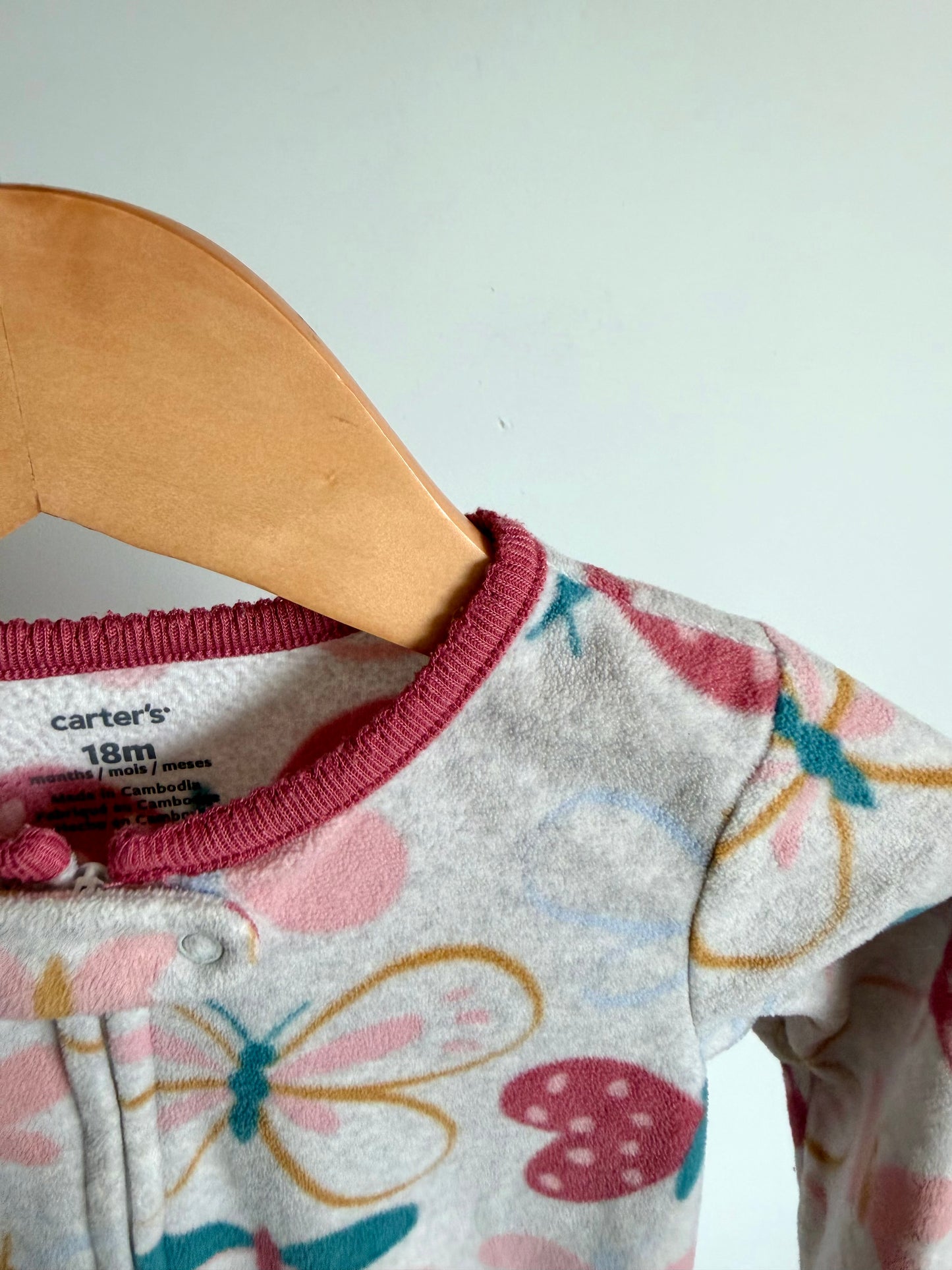 Butterfly Footless Sleeper / 18m
