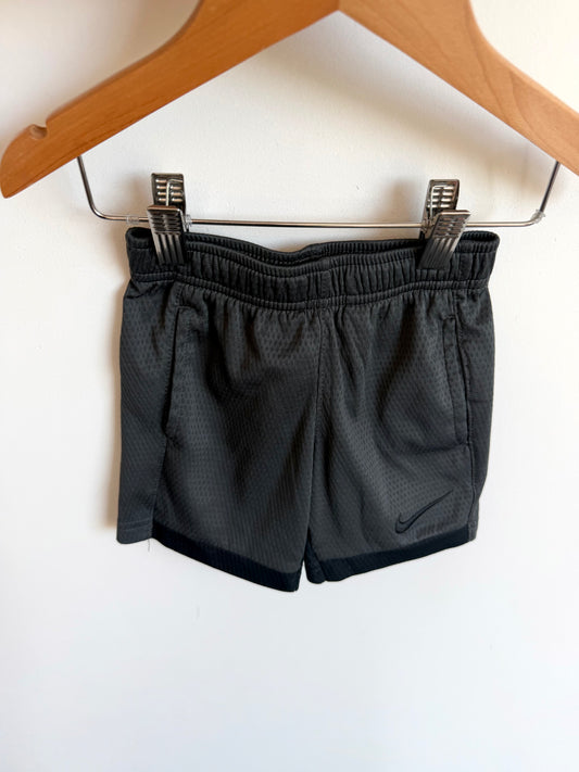 Nike Grey + Black Dri-Fit Shorts / 2T