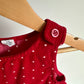 Gap Red Dotted Cord Dress / 18-24m