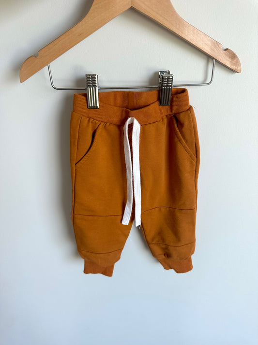 Rust Sweat Pants / 6-9m