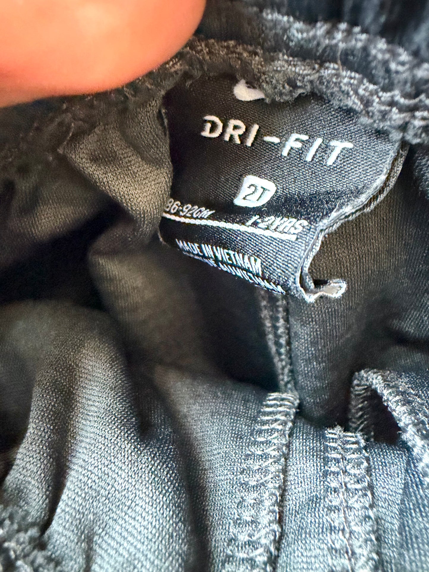 Nike Grey + Black Dri-Fit Shorts / 2T